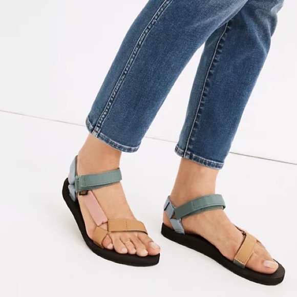 Teva Shoes - Teva Original Universal Sandal Light Multi Colorblock - Size 10